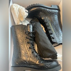 Christian Dior combat boots